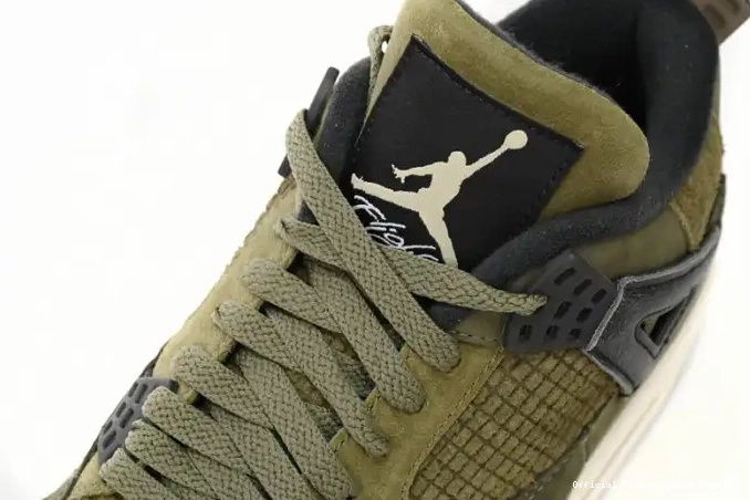 Official Maikesneakers Jordan Air 4 Olive Craft Medium FB9927-200 0605